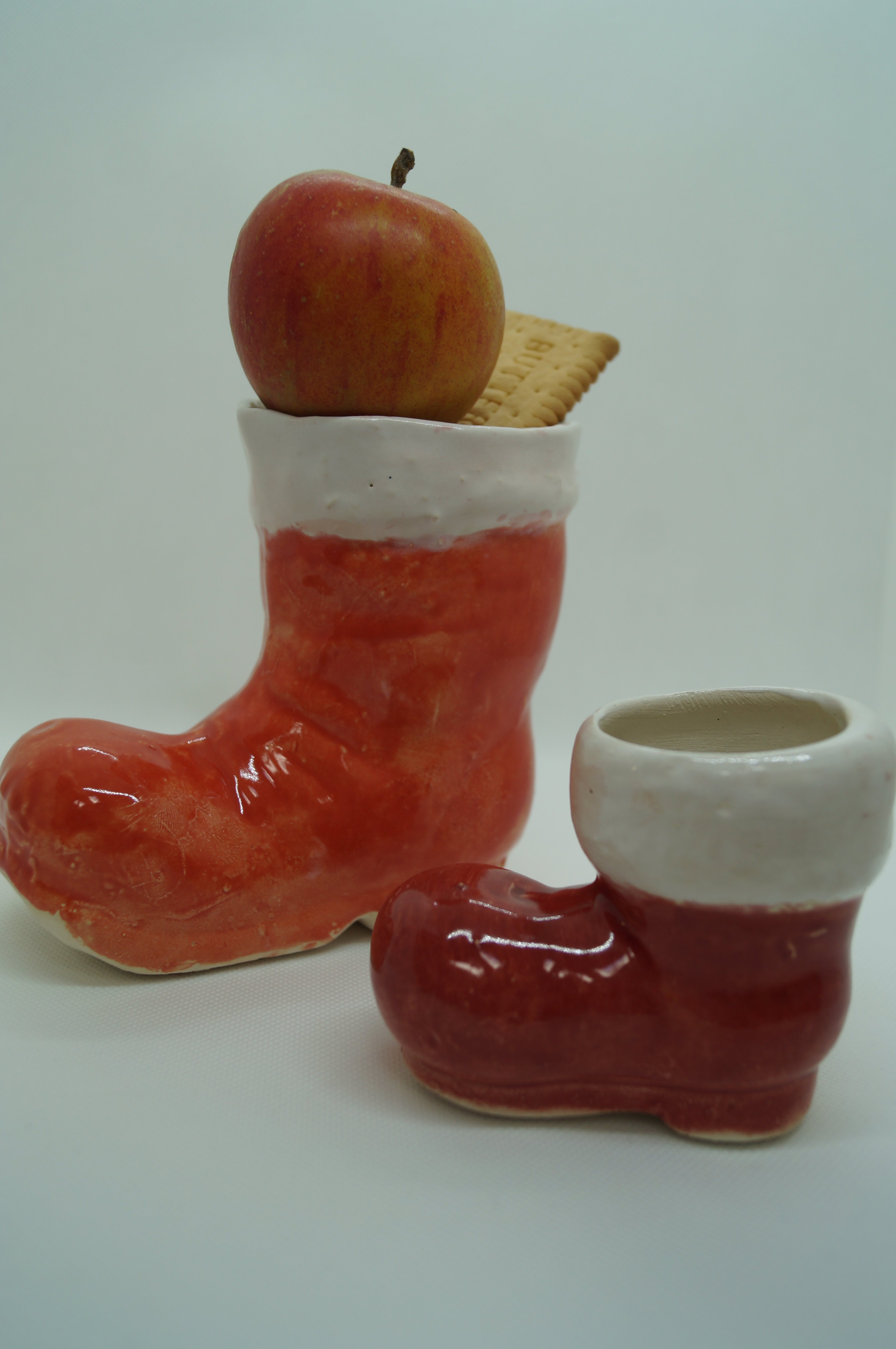 Nikolausstiefel, Ton, 22 cm.JPG