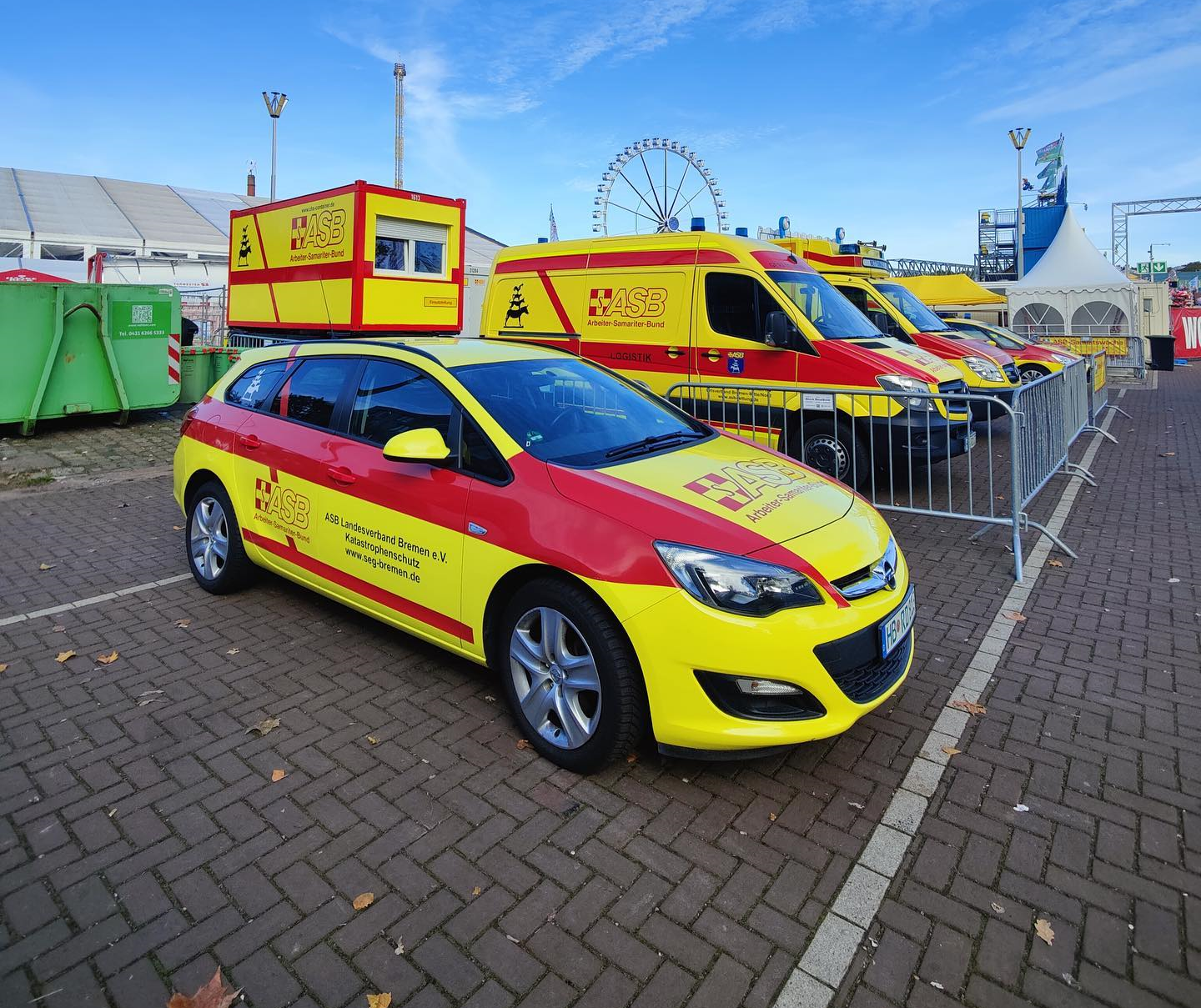 Freimarkt 2022 - der ASB Bremen im Einsatz