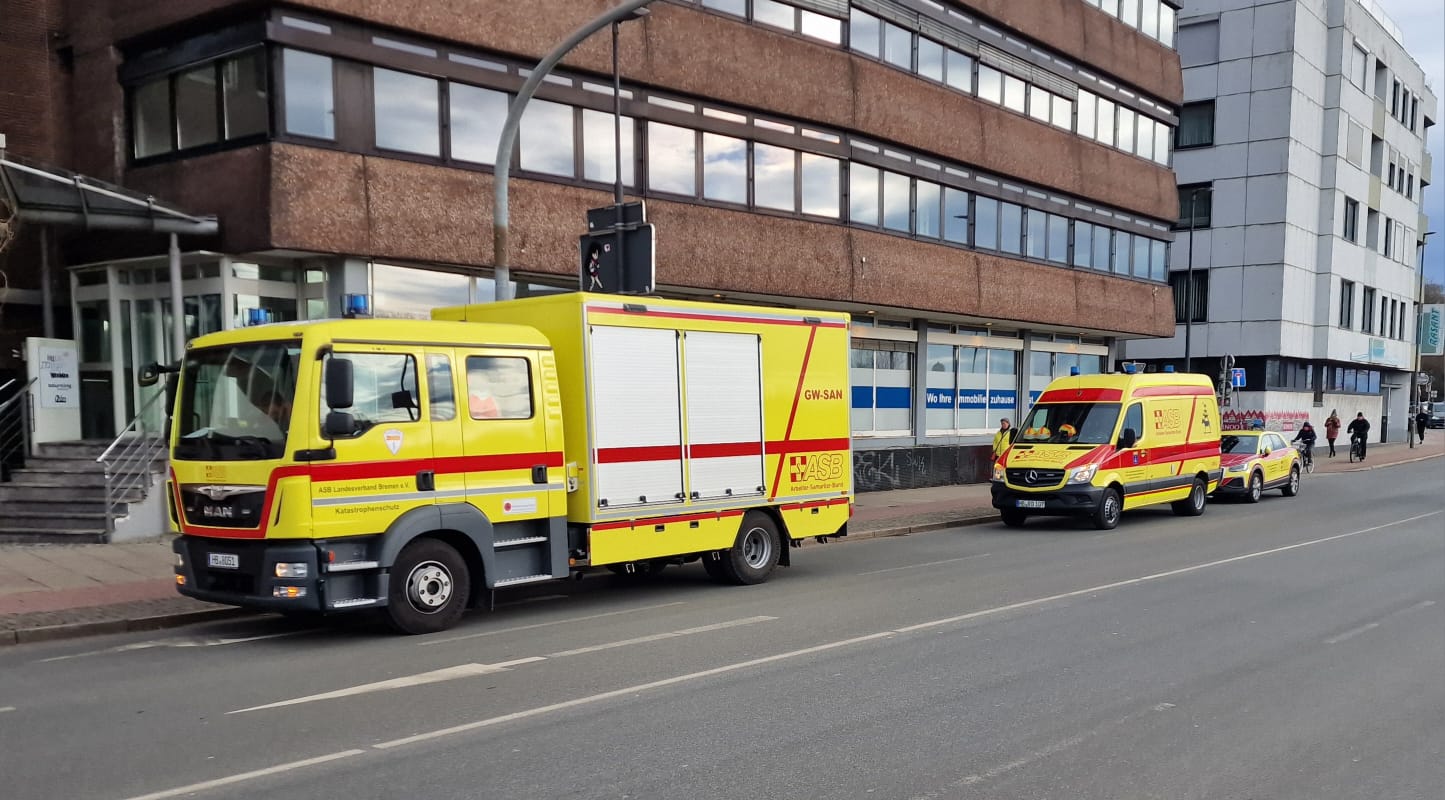 Bremen war „Laut gegen Rechts“ – die SEG u.a. des ASB Bremen war mit dabei!