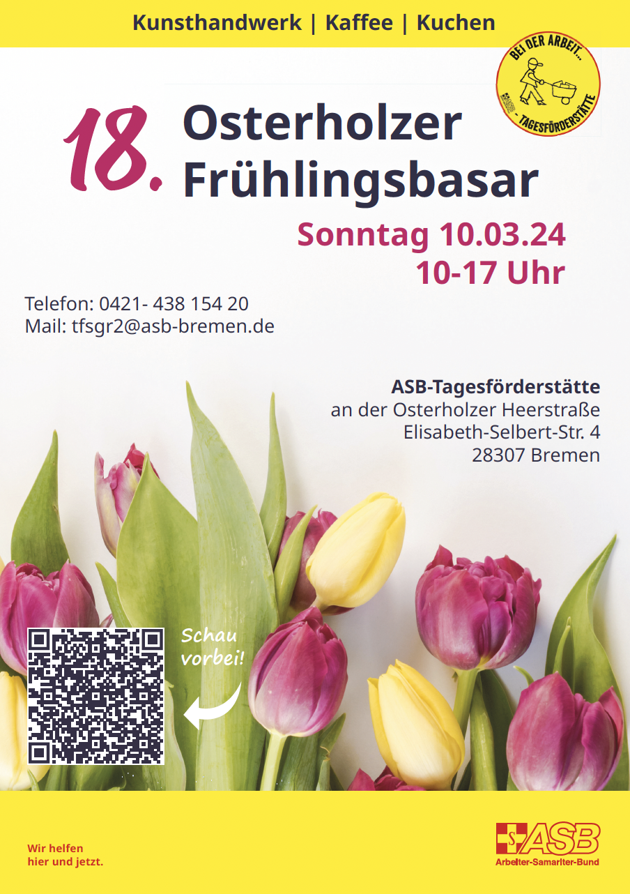 18. Osterholzer Frühlingsbasar am 10.03.2024