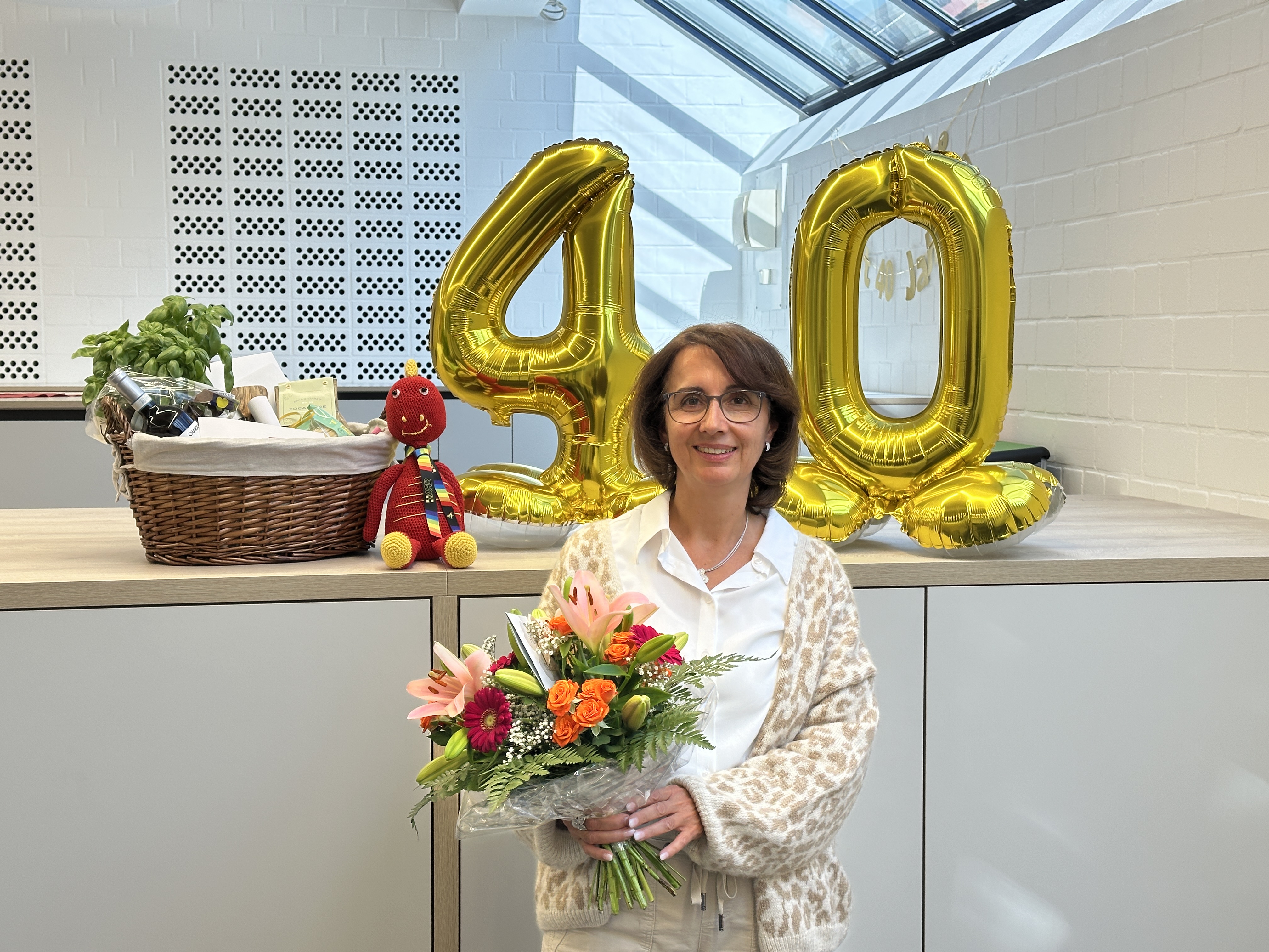 40-Jähriges Dienstjubiläum von Natalia Ferreira